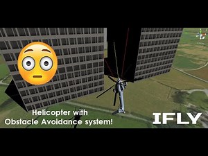 !Helicopter with Obstacle Avoidance system - Unity3D