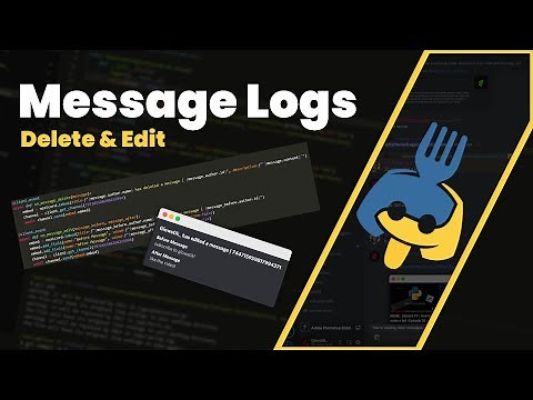 [NEW] Message Logs | Nextcord and Discord.py