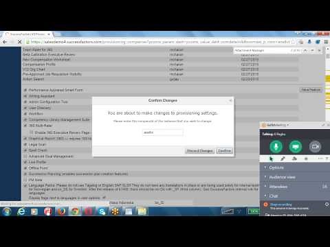 2015 08 05 21 15 SAP Successfactors Employee Central Online Training