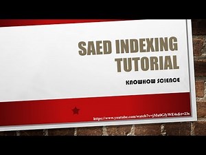 SAED Indexing