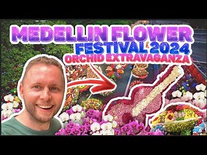 Inside Medellin's BREATHTAKING Flower Festival 2024 Orchid Wonderland - The Best in the World!