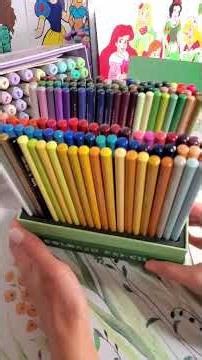 UNBOXING Arrtx Pencil Crayons #arrtx #asmr #unboxingvideo #arrtx126 #swatching #arrtxcoloredpencil