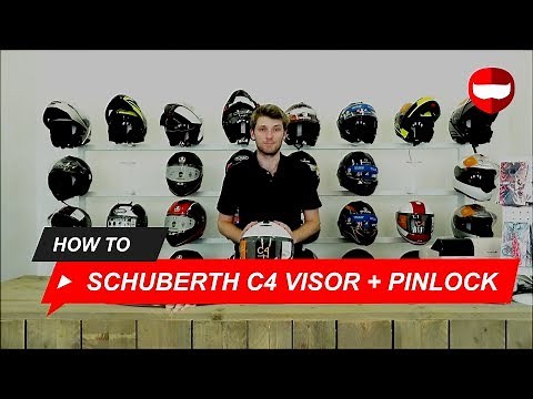 How to Remove, Reattach the Visor and Insert a Pinlock for the Schuberth C4 & C4 Pro