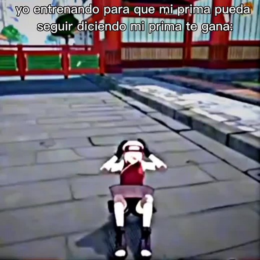 Animated Character Flips in Japanese City Setting