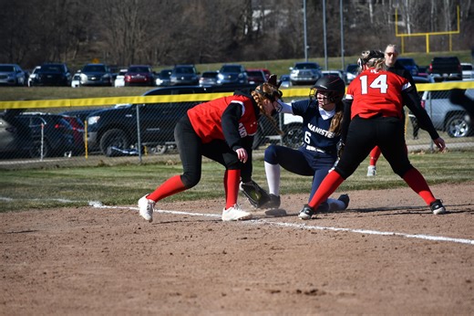 Manistee, Bear Lake split high-scoring softball doubleheader