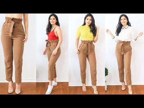 1 Pants 5 Outfits 👖 How To Pair A Cafe Pants 🦄 Bessy Dressy