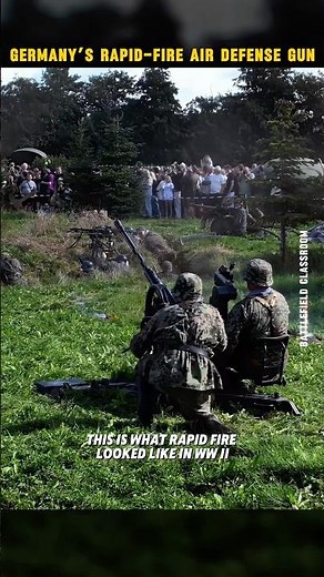 Germany’s Rapid-Fire Air Defense Gun