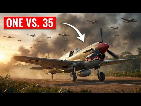Japanese Couldn’t Believe One P 40 Took On 35 Fighters, He Landed Without a Scratch