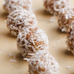 Almond Butter Energy Bites With Date & Coconut Recipe by Tasty