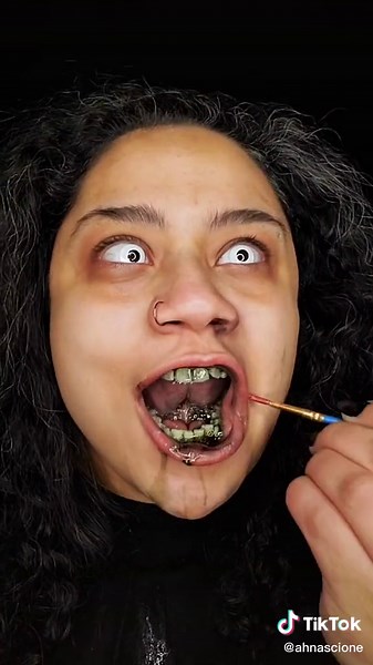 Horror Circus Makeup Tutorial on TikTok