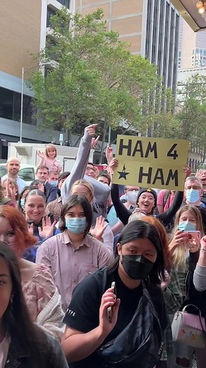 Our very special one-time only Australian #Ham4Ham. #HamiltonAU #fyp