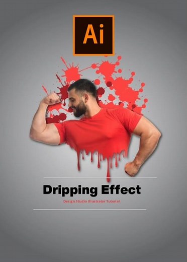How to Create a Dripping Effect in Adobe Illustrator | Easy Step-by-Step Tutorial