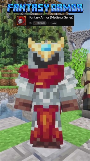 Minecraft Top Armor Mods! #8 #shorts #minecraft