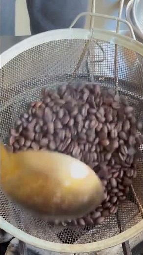 How to roast coffee beans #foodvlog
