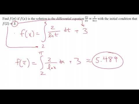 Differential Equations Test Review Homework Walkthrough
