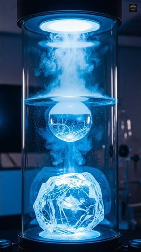 WATER DEFIES LOGIC: Water's Impossible State: Boiling AND Freezing?! #shorts