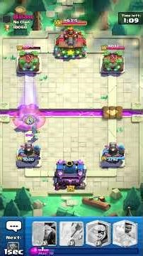 Clash Royale Mega Knight Pressure – Opponent Fully Lost Control
