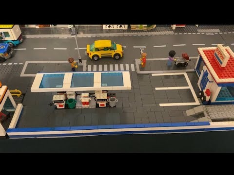 Lego City: Exxon Gas station remodel
