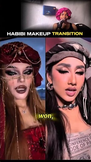 Habibi makeup Transition challenge.