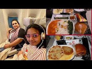 Emirates Economy Class Indian Food Review (India To USA) | Flight Vlog | Simple Living Wise Thinking