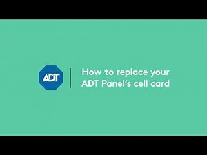 How to replace your ADT Panel's cell card