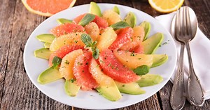 Recette de salade d'avocat et de pamplemousse | Zeste