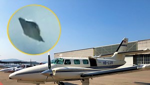 UFO nad Kolumbią: Pilot nagrał moment przelotu dziwnego dysku
