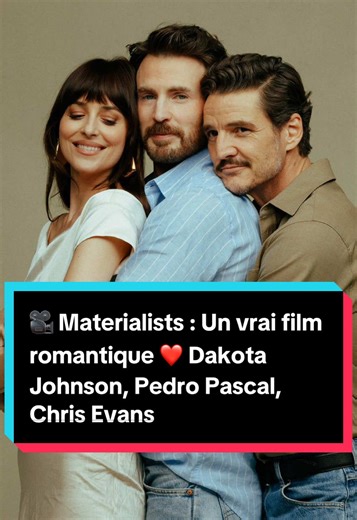 🎥 Materialists : Un vrai film romantique ❤️ Dakota Johnson, Pedro Pascal, Chris Evans #materialists #cinema #dakotajohnson #chrisevans #pedropascal #a24 #filmromantique