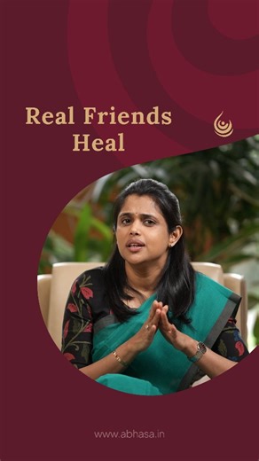 Abhasa - Luxury Rehab & Wellness Centre | A real friend doesn’t make your heart race, they make it settle. There’s a quiet kind of safety you feel around them. No performing. No... | Instagram