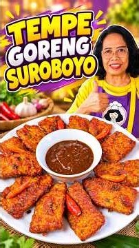 TEMPE GORENG SUROBOYO lebih premium lebih medok #gorengan #tempe #tempegoreng #camilan #jajanan