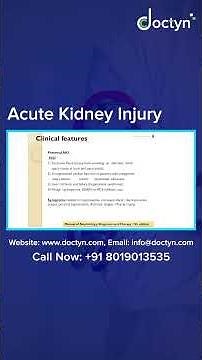 Clinical Features of Acute Kidney Injury (AKI) Explained | Dr. Ayush Pandey