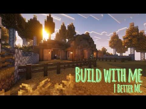 Cozy Better MC Barn Build Episode | Relaxing Minecraft Building