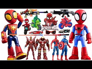 22 minutes of satisfying Marvel toy reviews, Spider-Man, Carnage, Hulk toy unboxing | ASMR