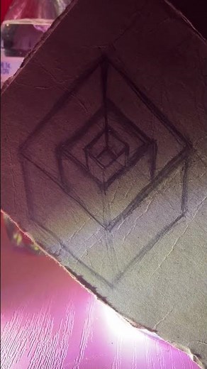 The Fibonacci Necker Cube: A Scientific Drawing Experiment