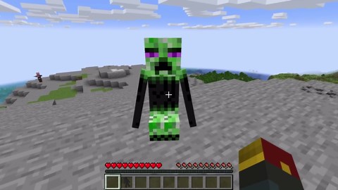 We made merged Minecraft mobs