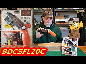 Black and Decker BDCSFL20C 4V Cordless Screwdriver with LED Light