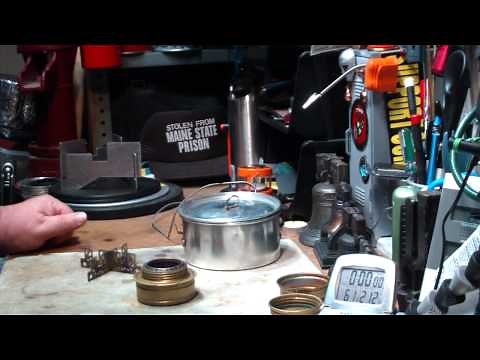 Using a Trangia Burner with an Evernew Titanium Cross Stand