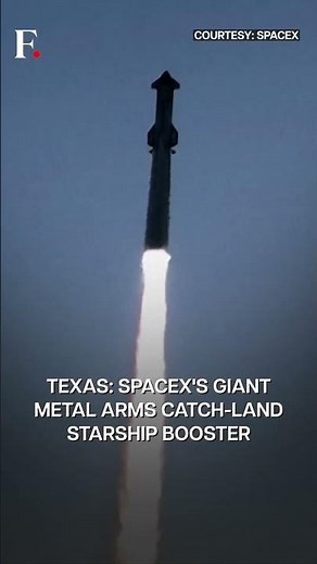 Elon Musk's SpaceX Achieves Historic Catch-Landing Of Starship Rocket | Subscribe to Firstpost