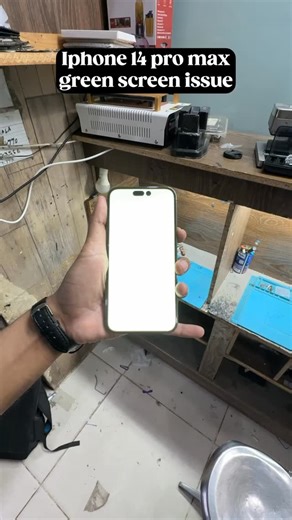 Green screen issue in iPhone 14 Pro Max! #iphone #greenscreen #displaydamage #screenrepair | OLX Pakistan