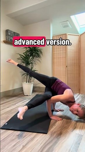 How to Practice Side Crow Yoga Pose for Beginners #shorts