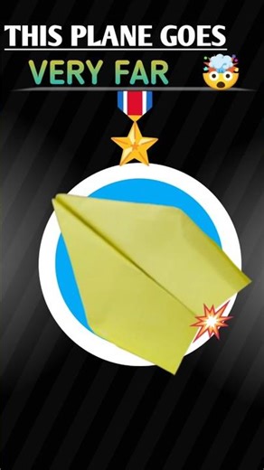 How to make a fastest paper plane? This plane goes very far!!!
