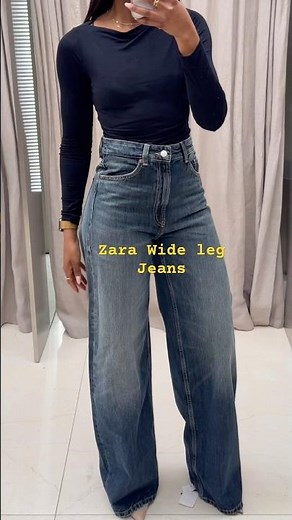 Zara Wide leg jean | zara try on Haul #zara #fashion#zarajeans#zarahaul #jeansfashion #jeans #denim