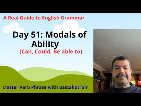 Day 51 Modals Ability