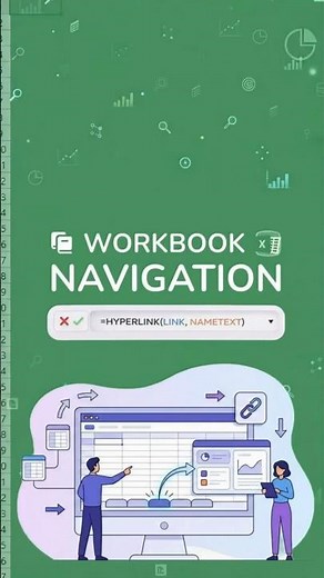 Excel Navigation Bar Trick 🔥 Jump Between Sheets Instantly