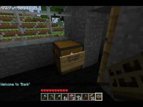 Minecraft - How To Lock Chests with Lockette Plugin
