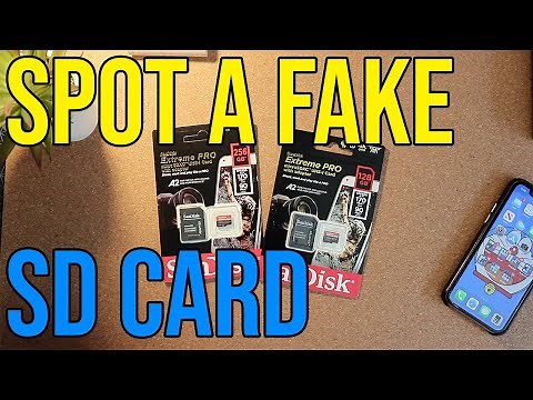 Sandisk fake vs real | How to spot a fake SD Card | SD Card Review 🤷‍♂️👀