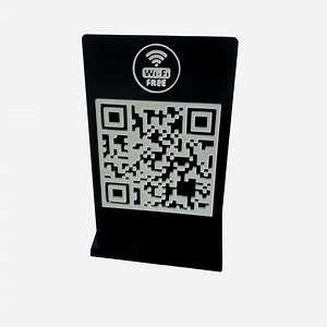 3D Printed Custom QR Code Wifi Sign - Etsy