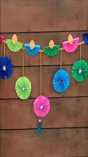 Toran Making At Home | Diy | Door Toran | Toran #shortsfeed #shorts #viral