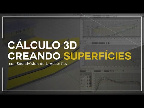 CÁLCULO Y PREDICCIÓN 3D PARA SISTEMAS DE AUDIO | CREANDO SUPERFÍCIES en SOUNDVISION