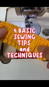 4 basic sewing tips and techniques. #sewing #sewingtutorial #sewingclass #sewingtips #seamstress #sewersgonnasew #designer #tips #How #tutorialreels | May Ann Palacio Domingo-Cirilo